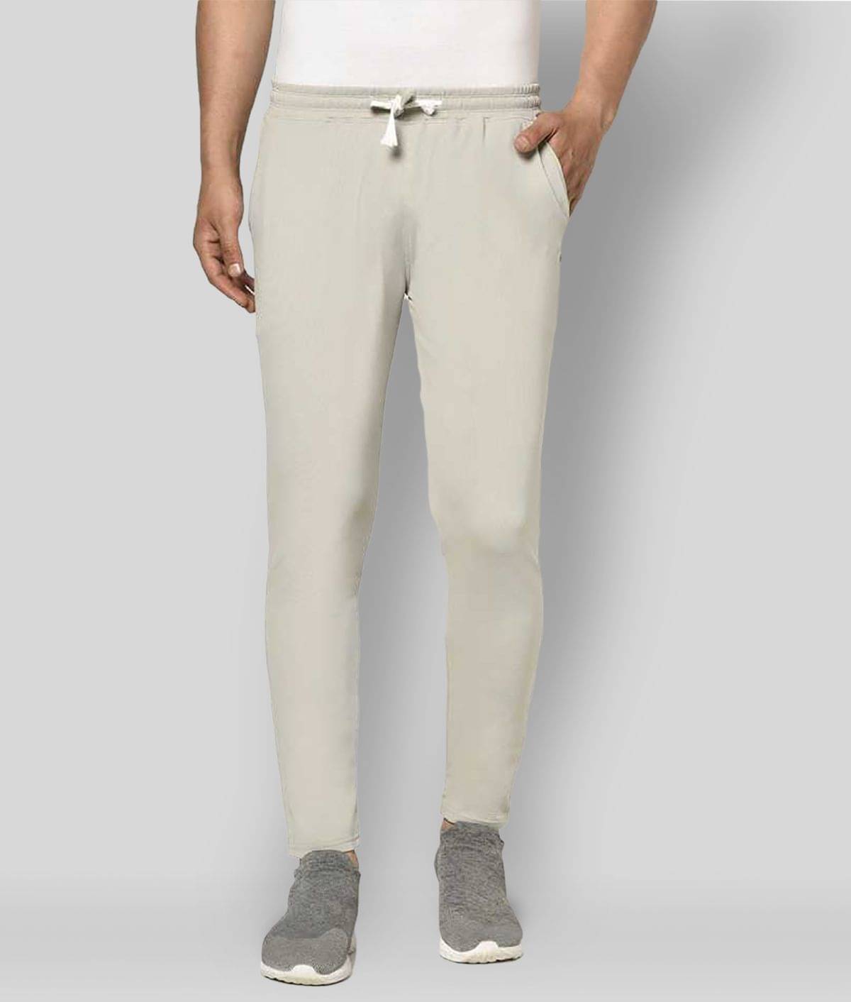    			Glito Grey Polyester Joggers Single