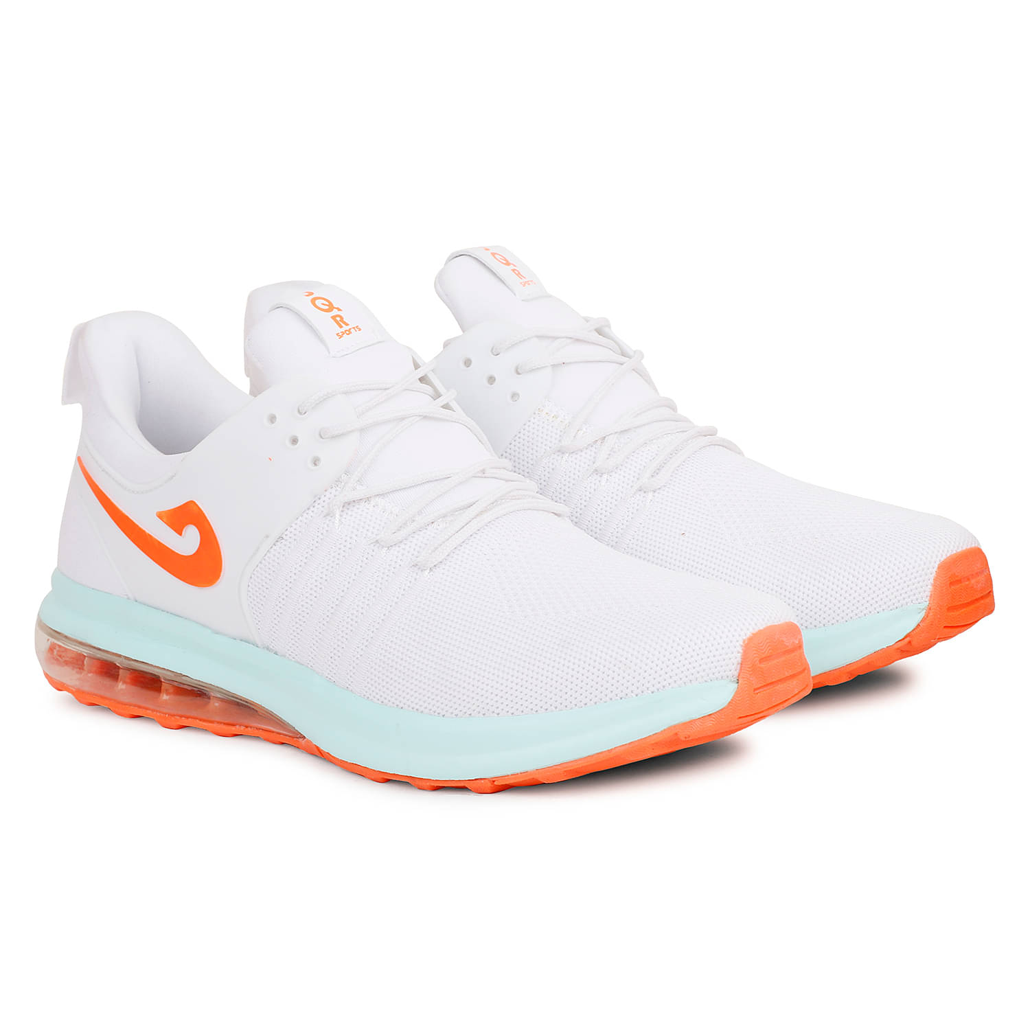     			JQR - RTGSs White Men's Sports Running Shoes