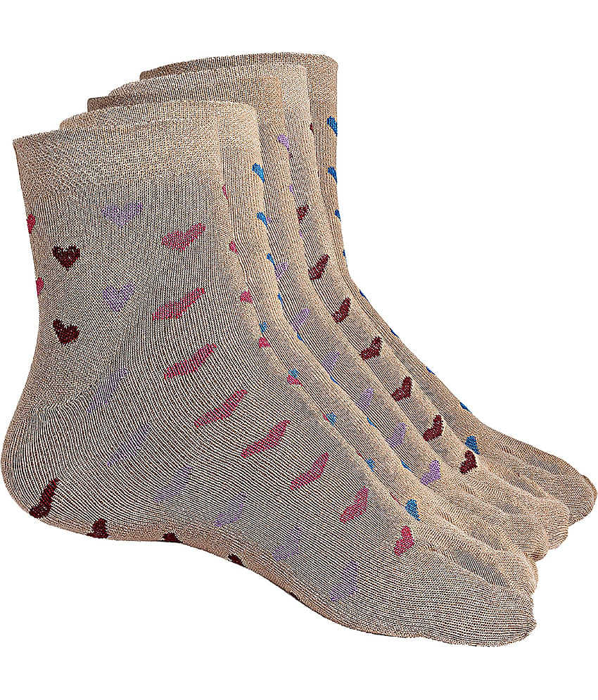 Texlon - Skin Color Cotton Women's Thumb Socks ( Pack of 5 ) - Socks | Buy online on ZillyBuy