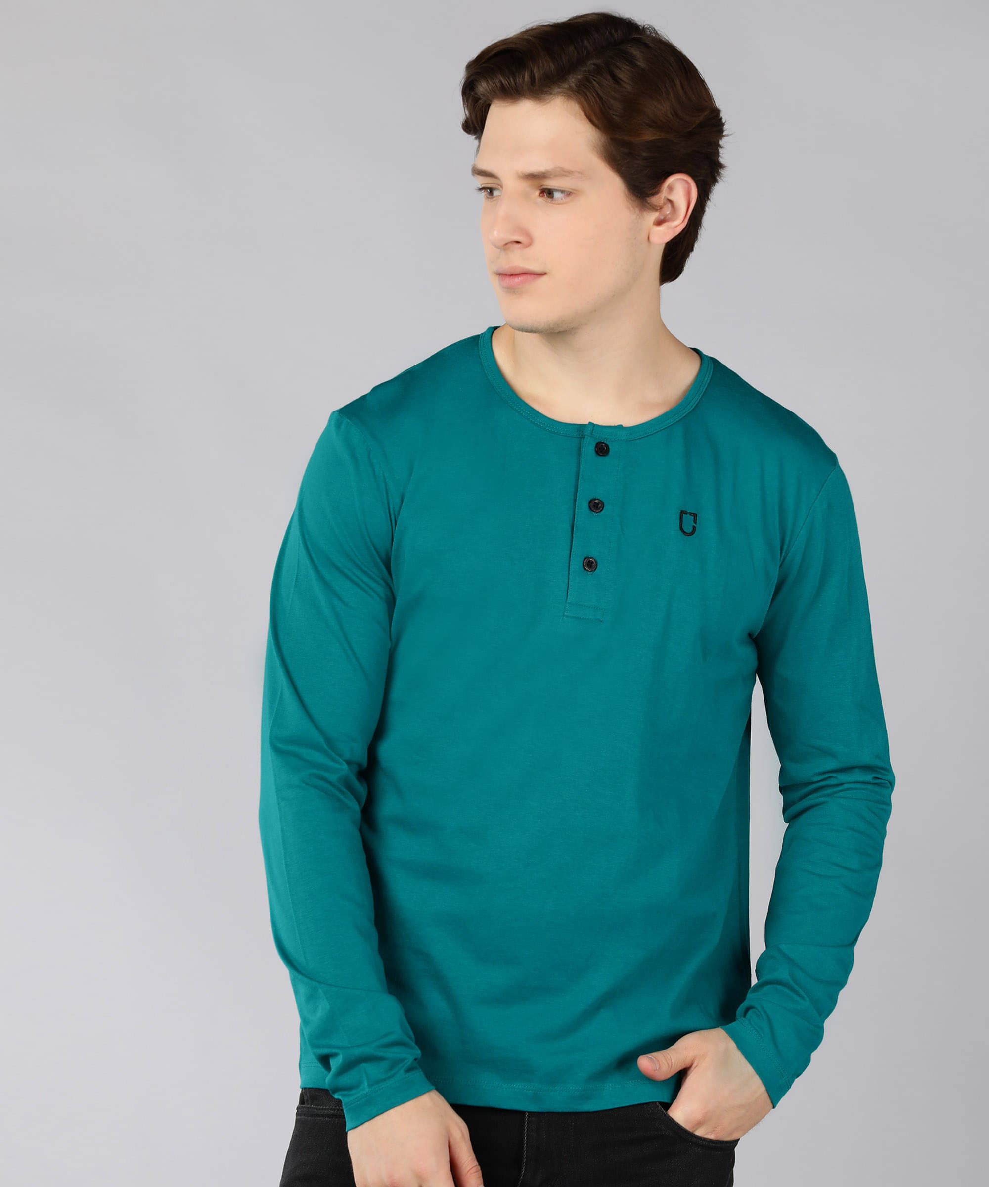 Urbano Fashion Pack of 1 Cotton Slim Fit Men's T-Shirt ( Green ) Urbano Fashion Pack of 1 Cotton Slim Fit Men's T-Shirt ( Green )