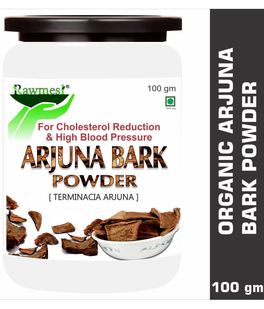 Rawmest 100% Organic Arjuna (Terminalia Arjuna) Powder 100 Gm Pack of 1