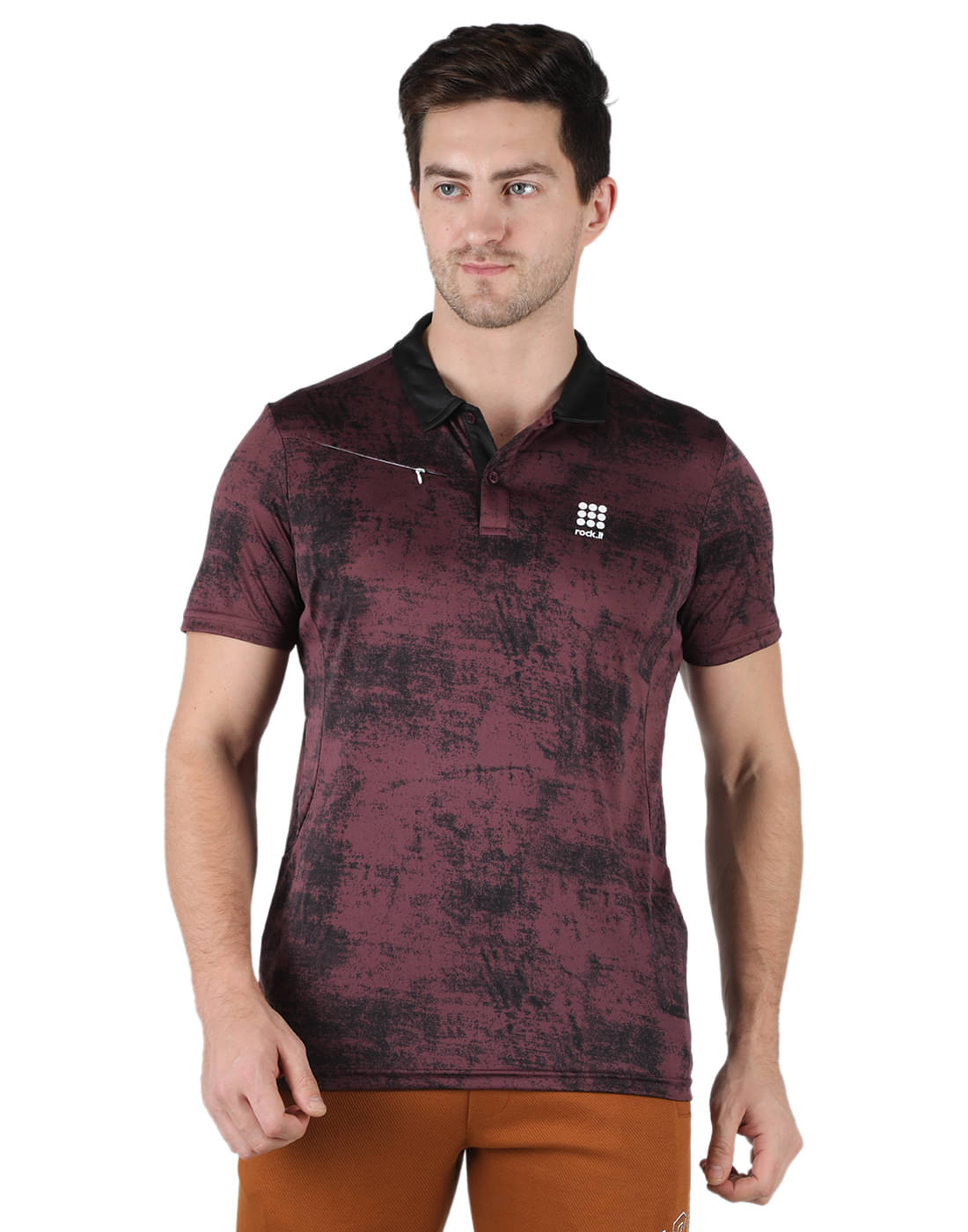 Rock.it Pack of 1 Polyester Regular Fit Men's T-Shirt ( Maroon ) Rock.it Pack of 1 Polyester Regular Fit Men's T-Shirt ( Maroon )