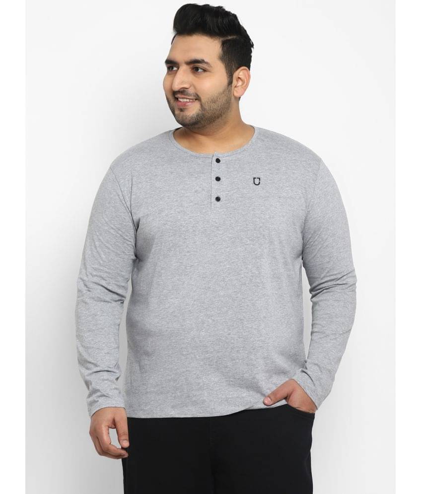     			Urbano Plus Pack of 1 Cotton Regular Fit Men's T-Shirt ( Grey )