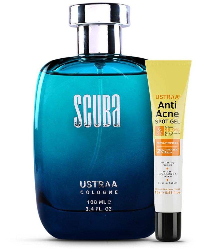     			Ustraa Anti Acne Spot Gel - 15ml & Scuba Cologne for Men - 100 ml