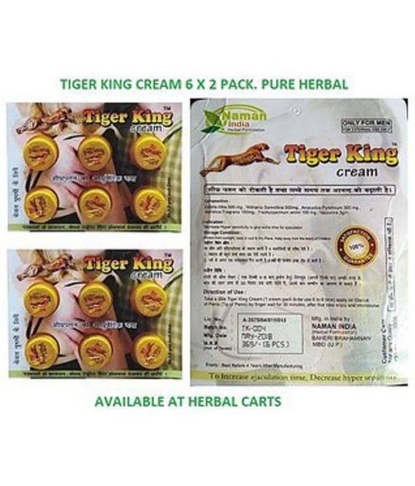 100% Original Tiger King Cream with Pack of 2 Strips