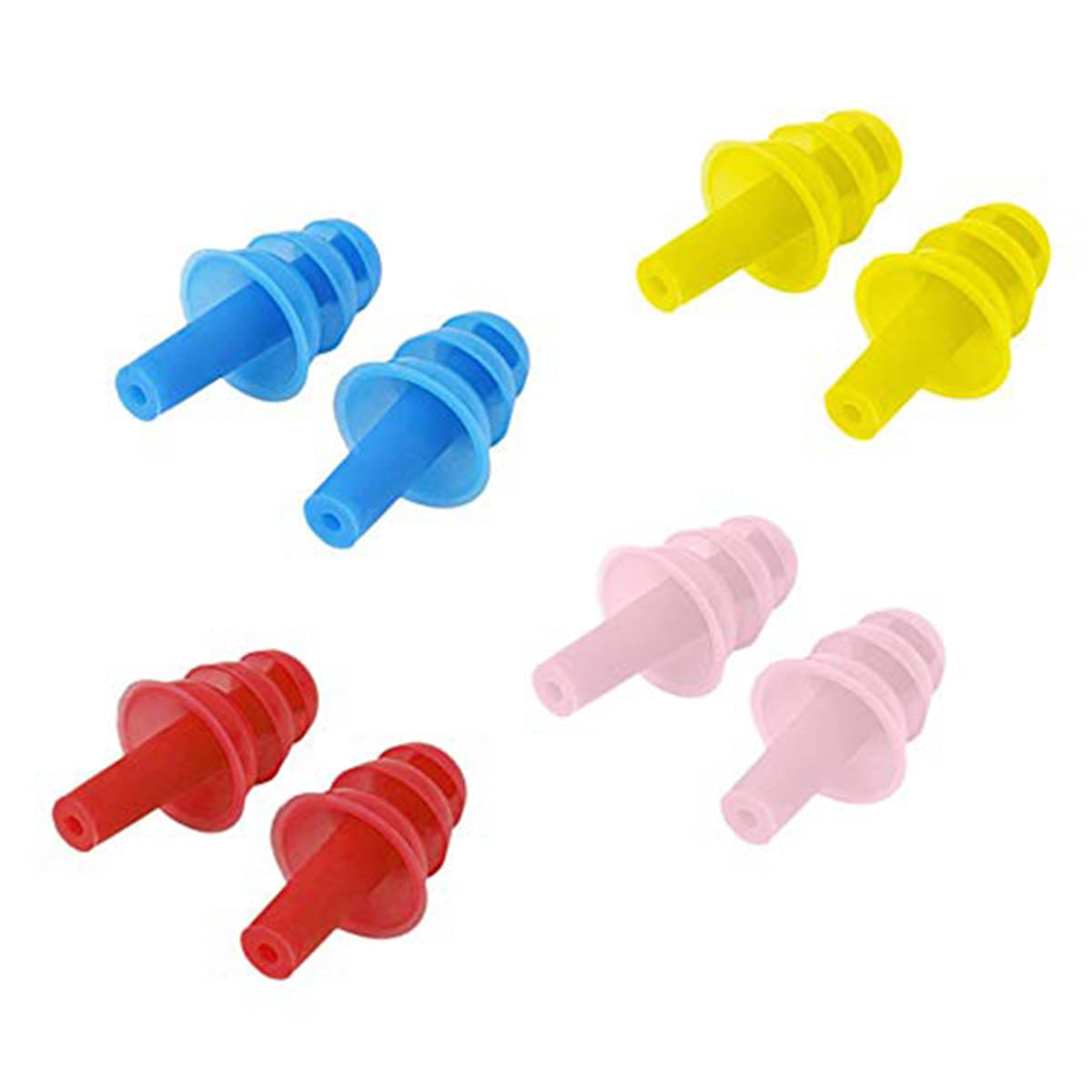     			5 Pairs Earplugs for Sleeping Noise Cancelling, Reusable Ear Plugs– Super Soft, Silicone Ear Plug, for Sleeping , Swimming, Snoring, Concerts, Work, Noisy Places