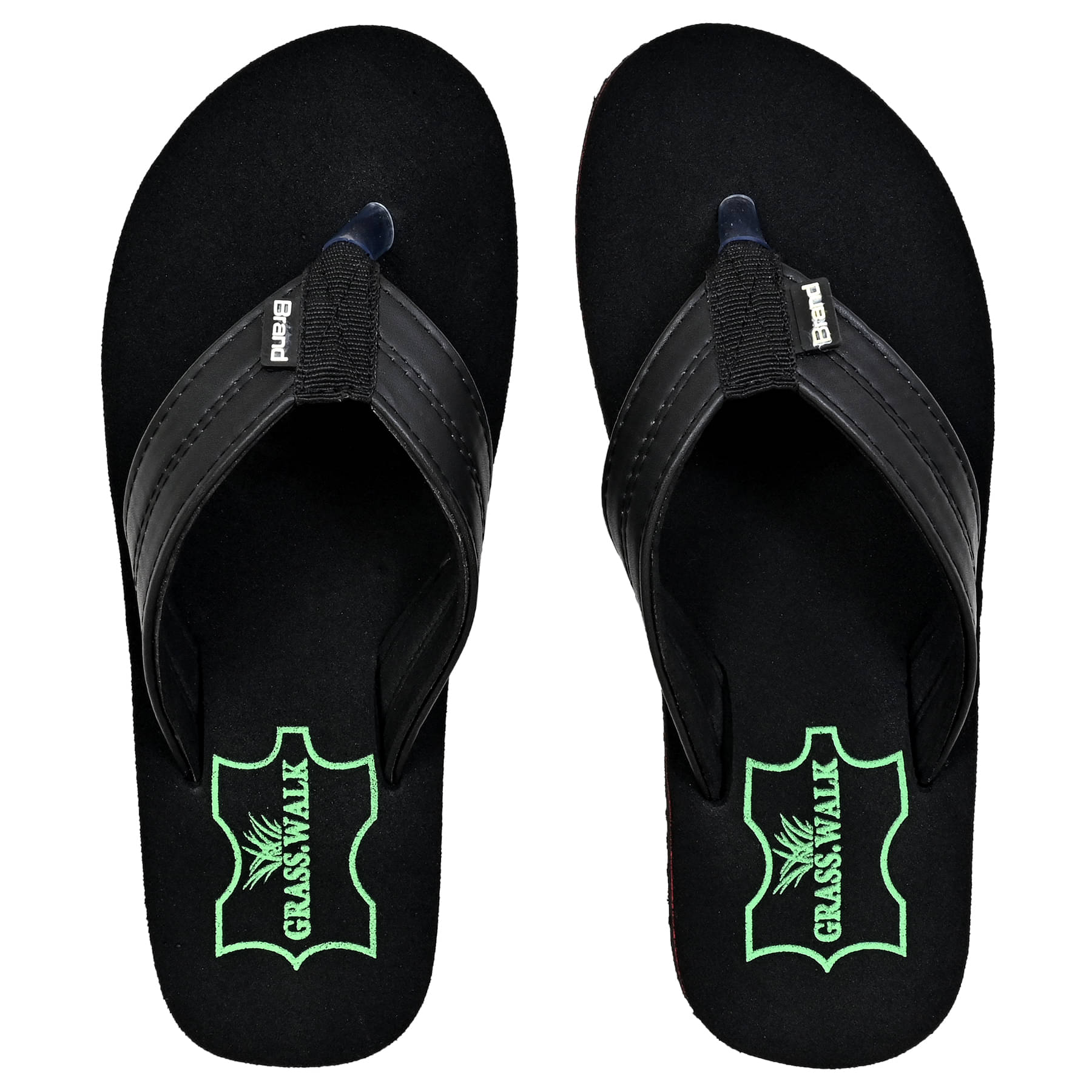     			GRASS WALK - Black Men's Daily Slipper