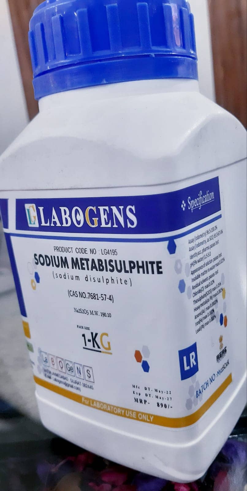 LABOGENS SODIUM METABISULPHITE   1KG