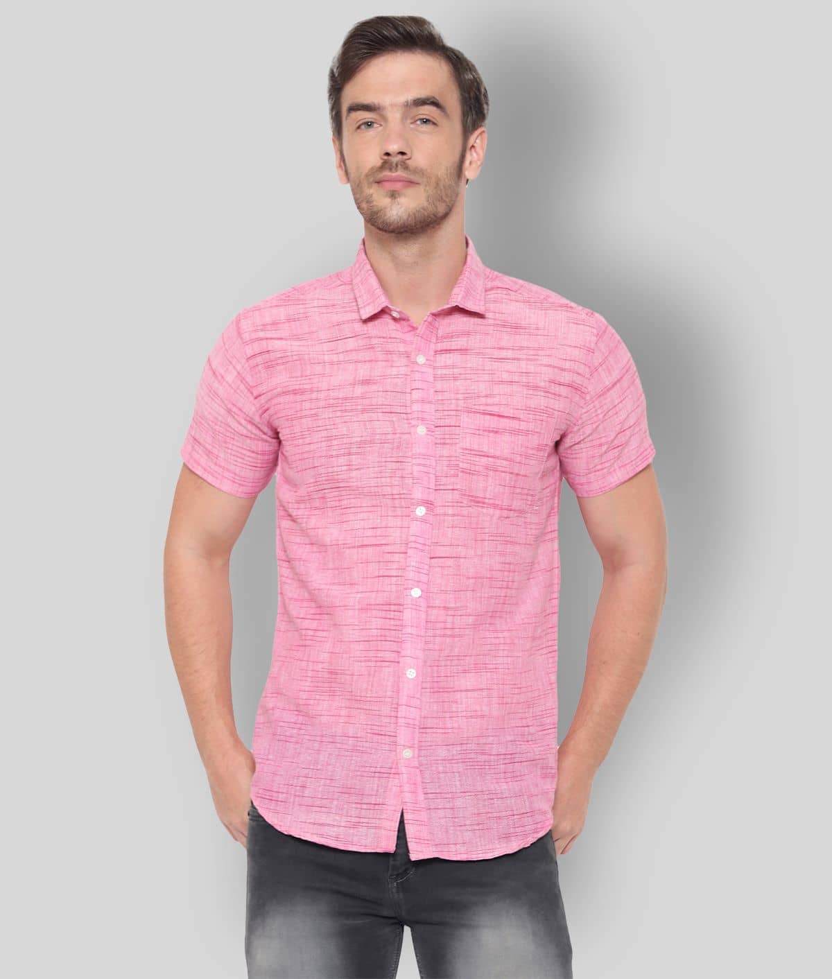 Latest Chikan - Blue Cotton Blend Regular Fit Men's Casual Shirt (Pack of 1)