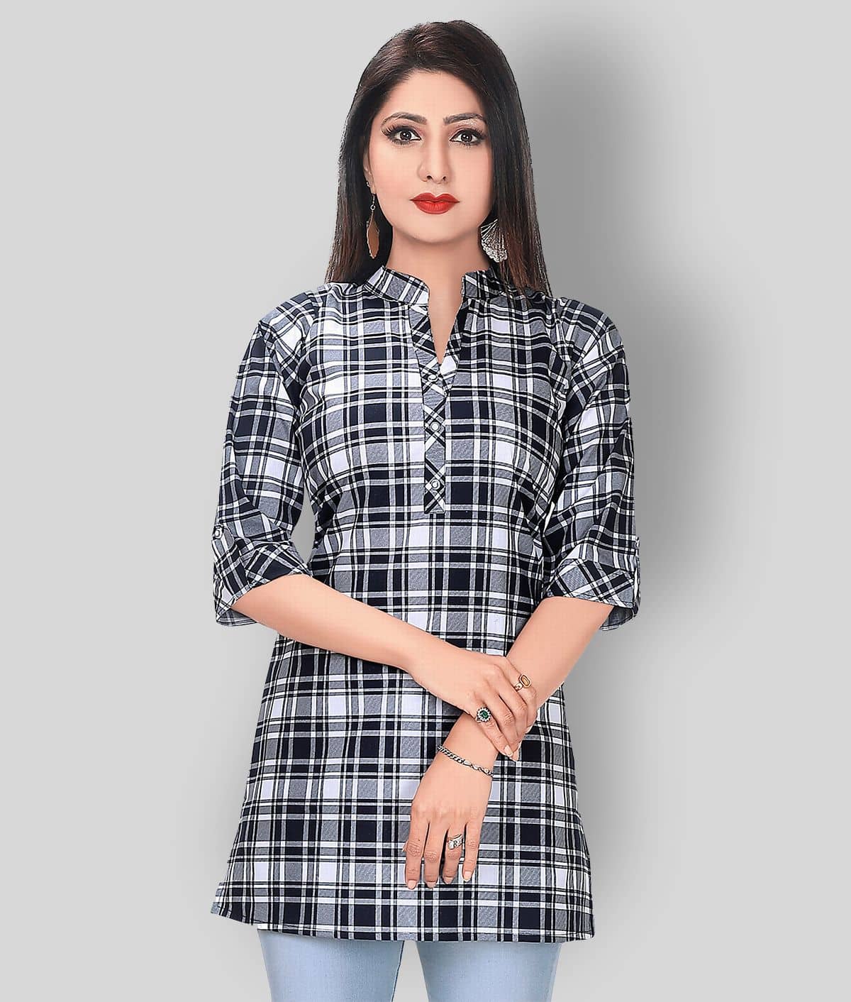 Cotton Short Kurti For Women (Pack of 1) - Kurtis, Tunics | Buy online on ZillyBuy