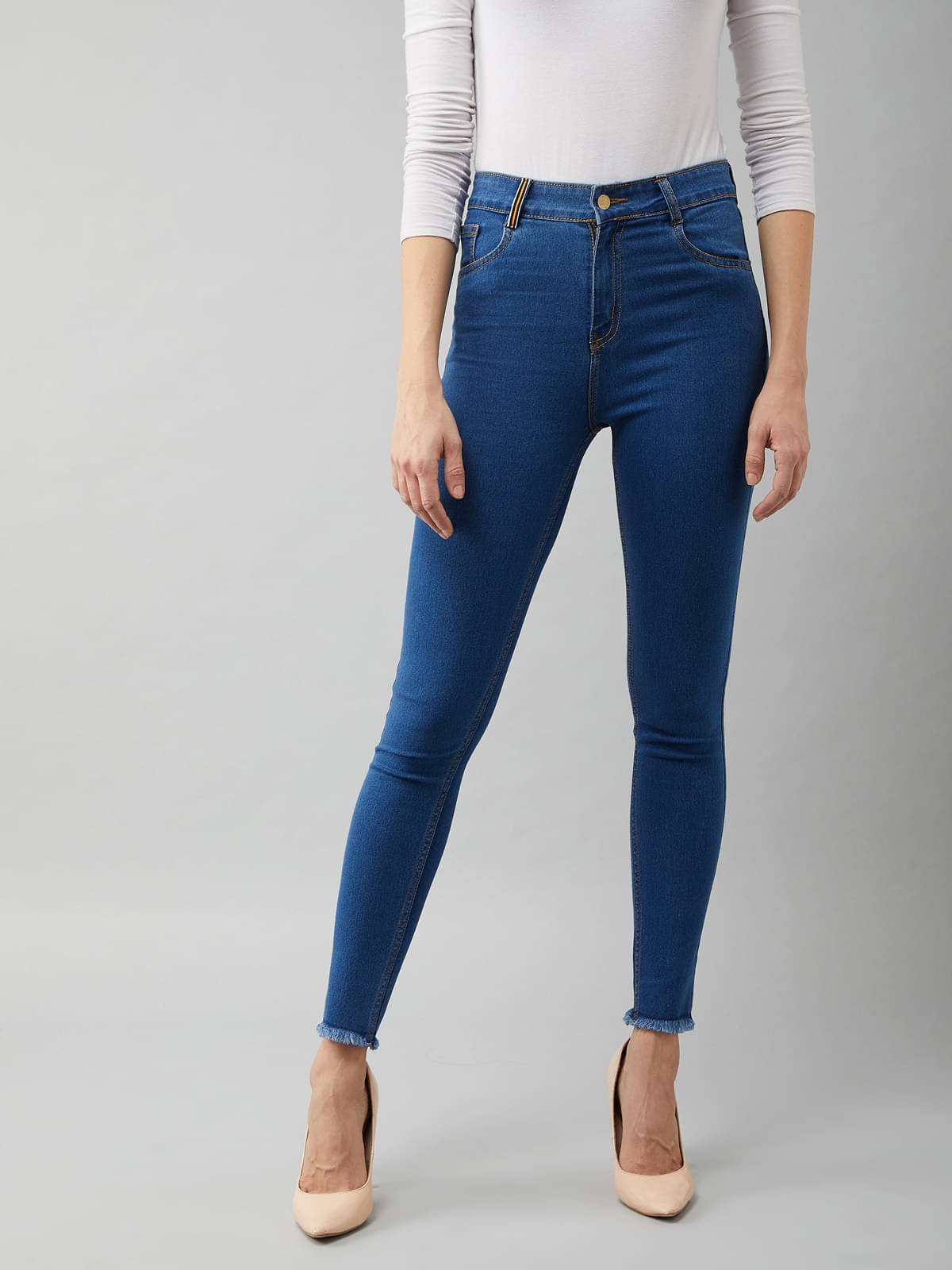     			Miss Chase - Blue Cotton Women's Jeans ( Pack of 1 )