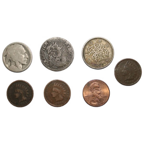     			Numiscart - 5 Types 7 Numismatic Coins