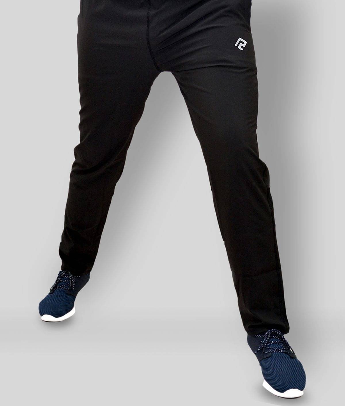     			RANBOLT - Black Polyester Men's Trackpants ( Pack of 1 )