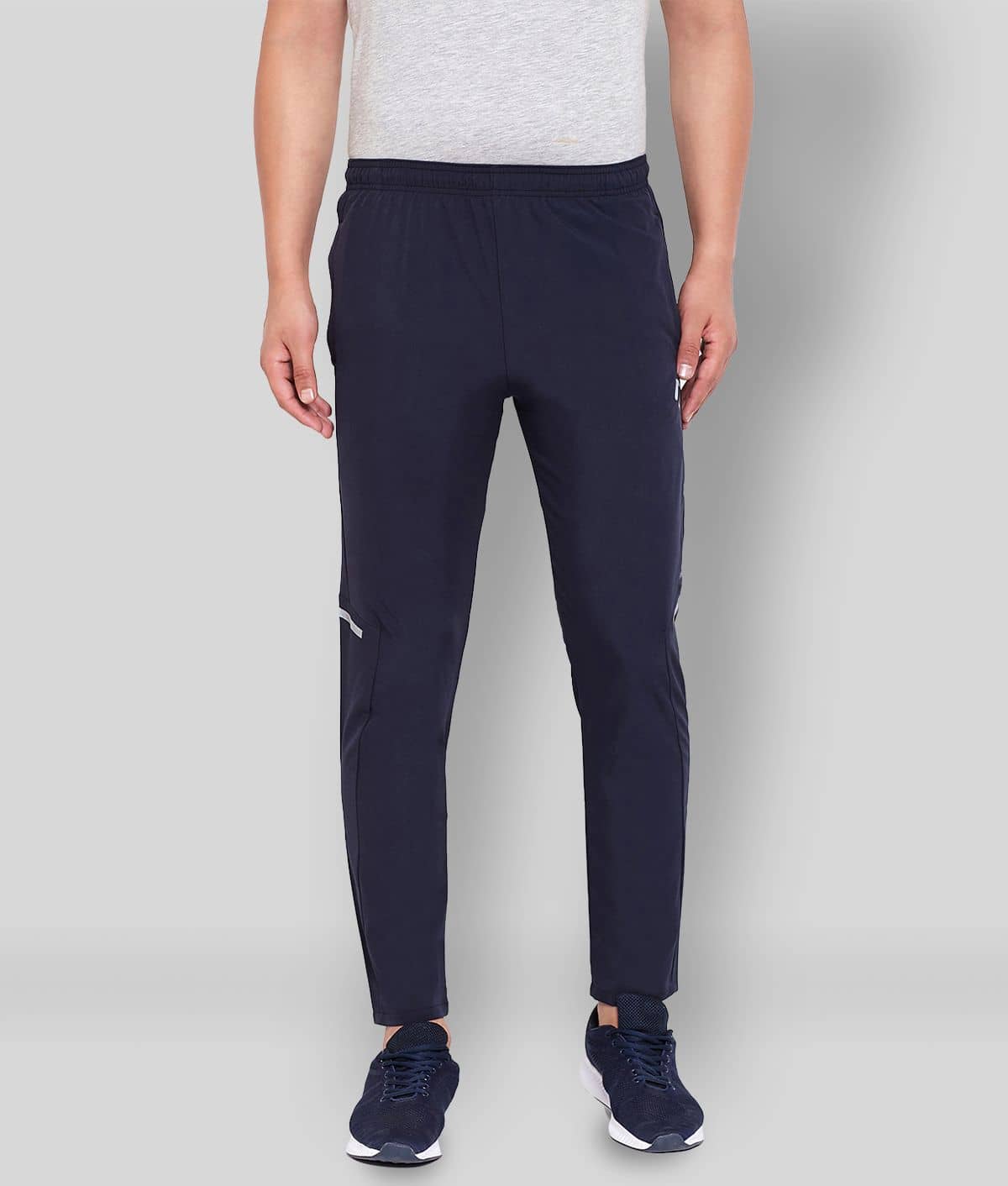 RANBOLT -  Navy Blue Polyester Men's Sports Trackpants ( Pack of 1 ) - Track Pants | Buy online on ZillyBuy