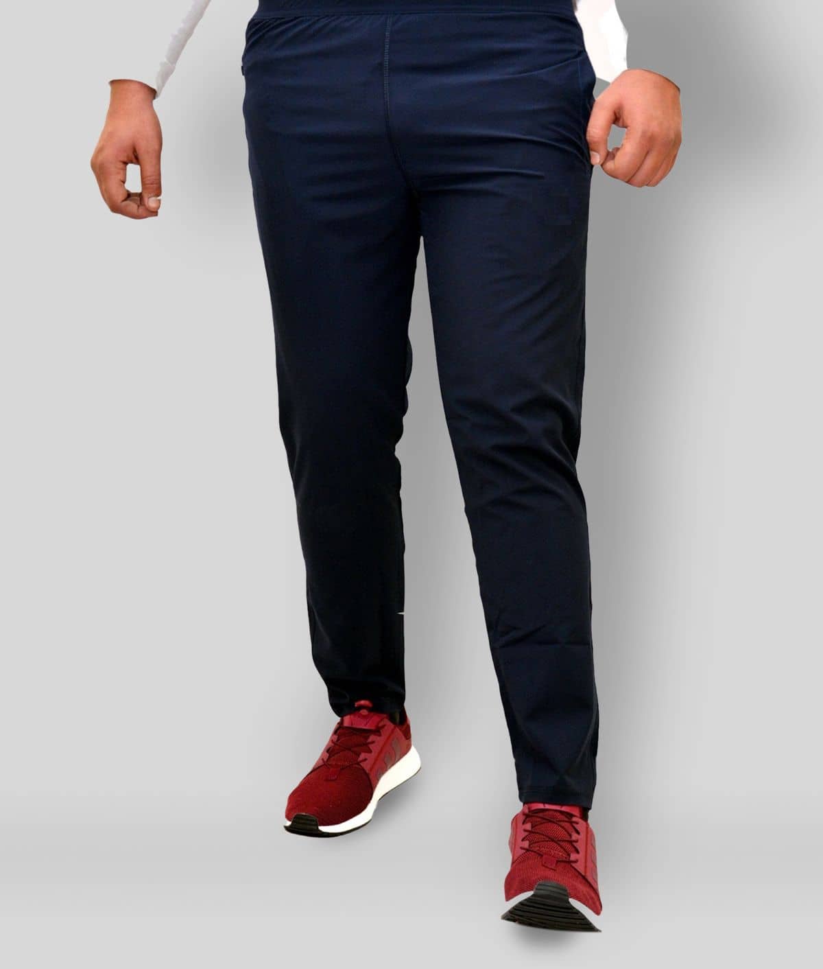 RANBOLT -  Navy Blue Polyester Men's Sports Trackpants ( Pack of 1 ) - Track Pants | Buy online on ZillyBuy