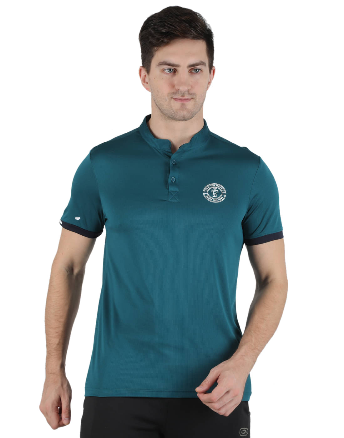 Rock.it Pack of 1 Polyester Regular Fit Men's T-Shirt ( Blue ) Rock.it Pack of 1 Polyester Regular Fit Men's T-Shirt ( Blue )