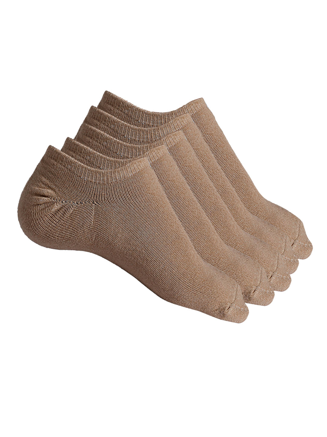 Texlon - Skin Color Cotton Women's No Show Socks ( Pack of 5 ) - Socks | Buy online on ZillyBuy