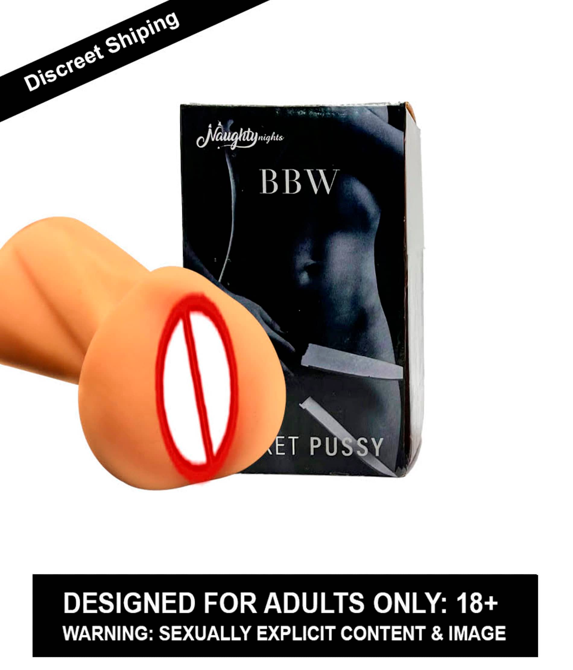 BBW Sex Doll Pussy Shaped Pocket Masturbator Sex Toy For Men By-BLUEMOON