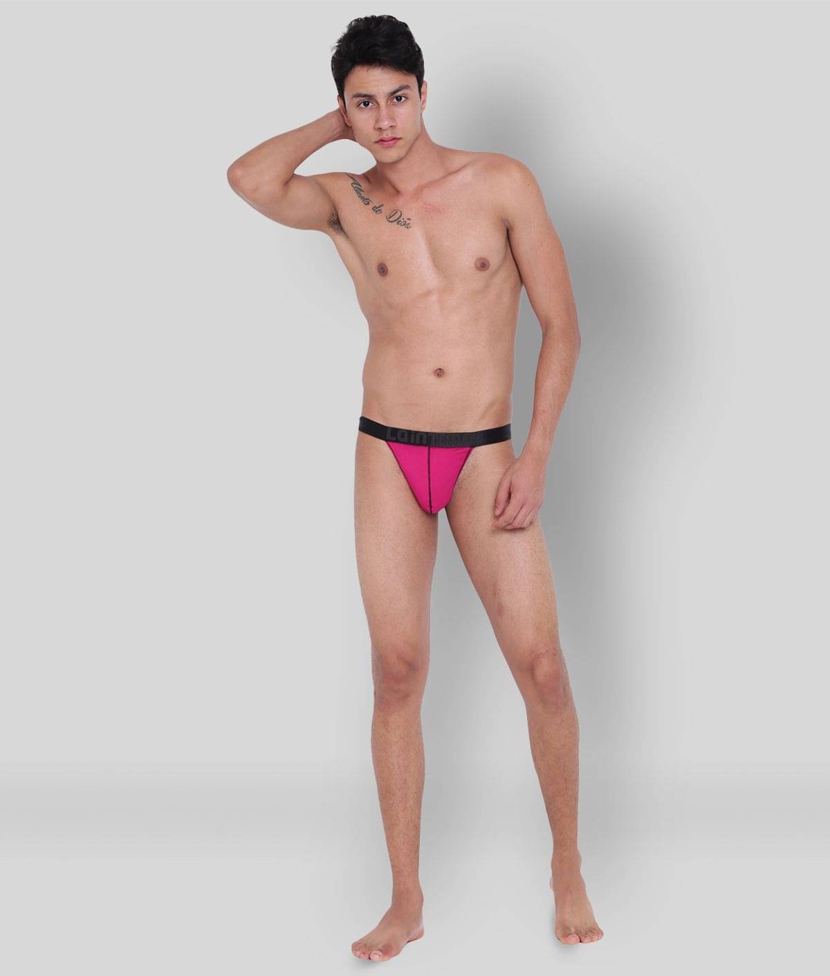 La Intimo Pack of 1 Modal Briefs For Men's ( Pink ) La Intimo Pack of 1 Modal Briefs For Men's ( Pink )