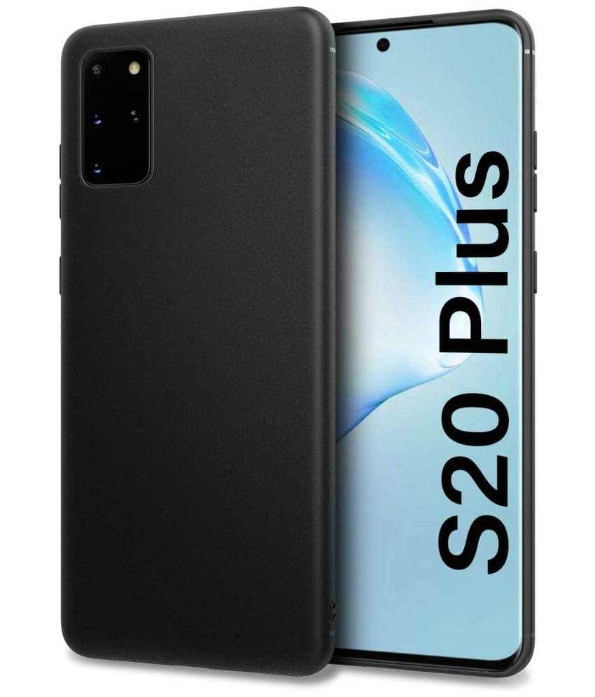 Spectacular Ace - Black Silicon Plain Back Cover Compatible For Samsung Galaxy S20 Plus ( Pack of 1 )     			Spectacular Ace - Black Silicon Plain Back Cover Compatible For Samsung Galaxy S20 Plus ( Pack of 1 )
