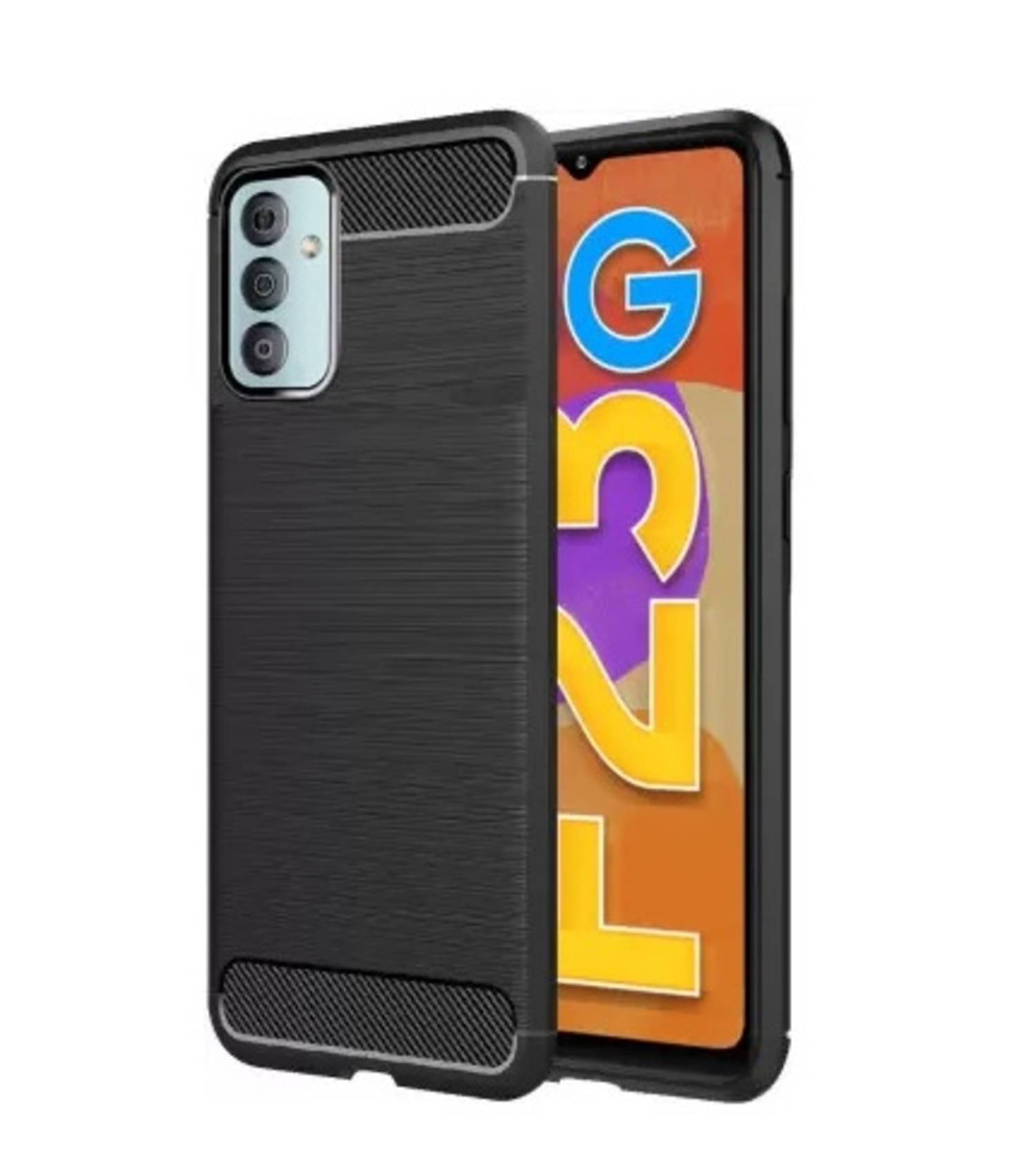     			Spectacular Ace - Black Silicon Plain Back Cover Compatible For Samsung Galaxy F23 5G ( Pack of 1 )