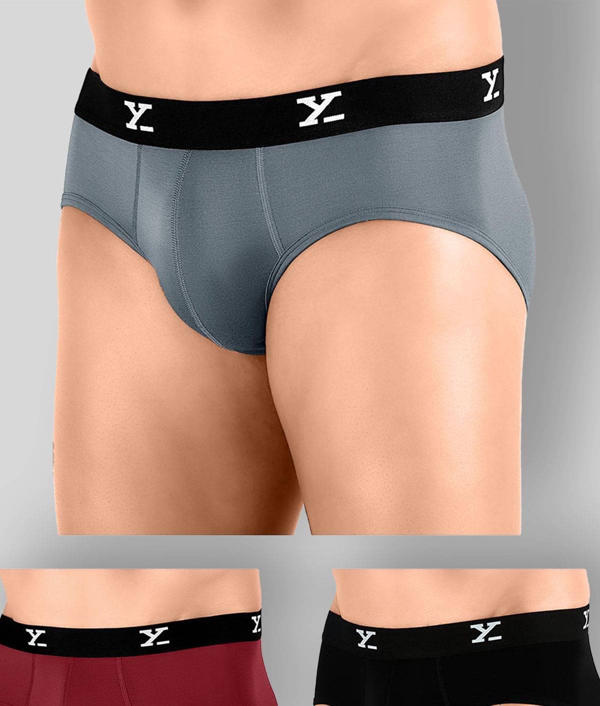     			XYXX Pack of 3 Modal Briefs For Men's ( Multi )