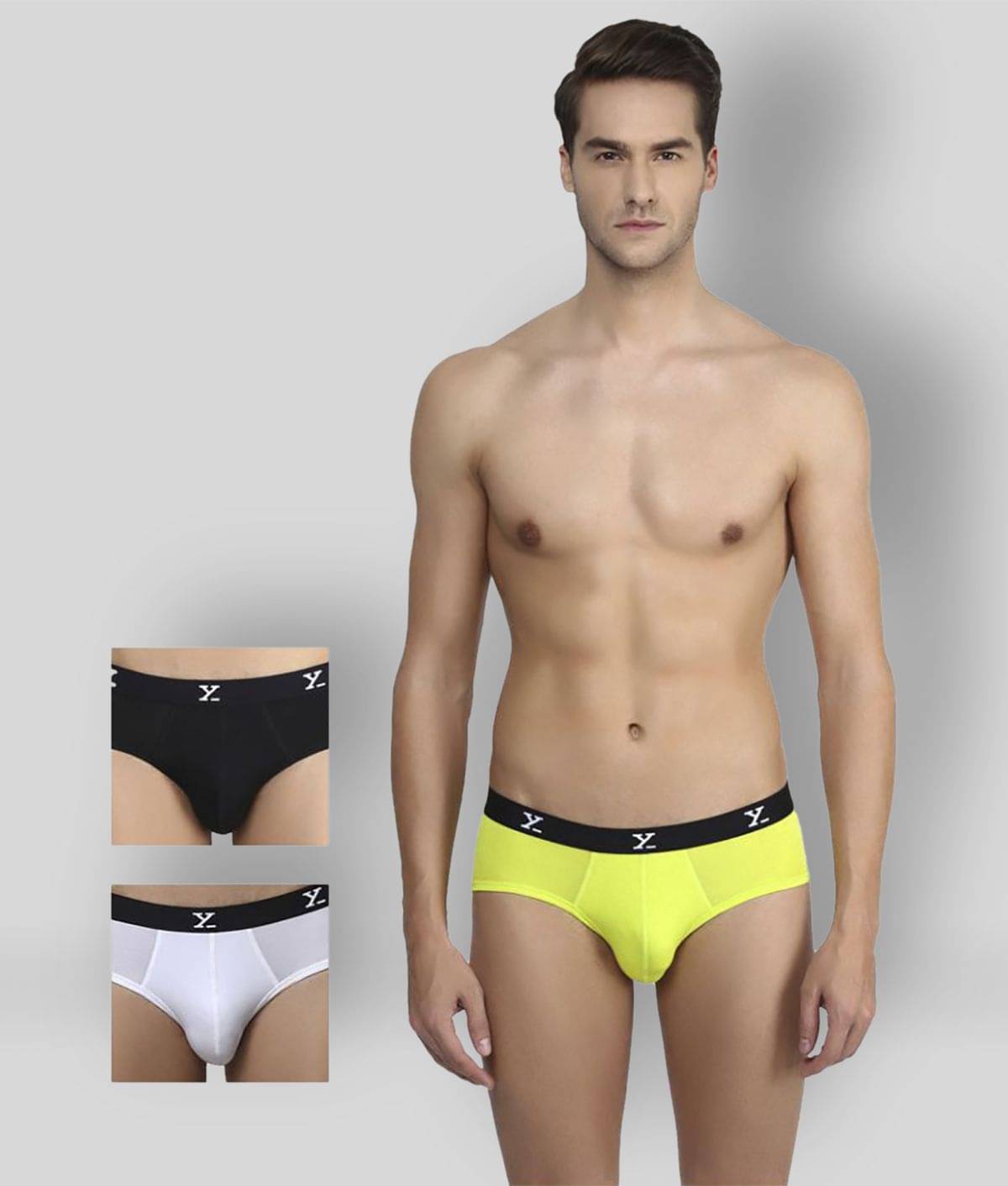     			XYXX Pack of 3 Modal Briefs For Men's ( Multicolor )
