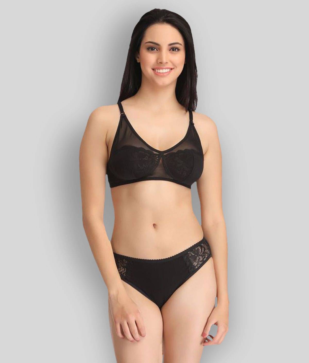 Clovia Net/Mesh Bralette Clovia Net/Mesh Bralette