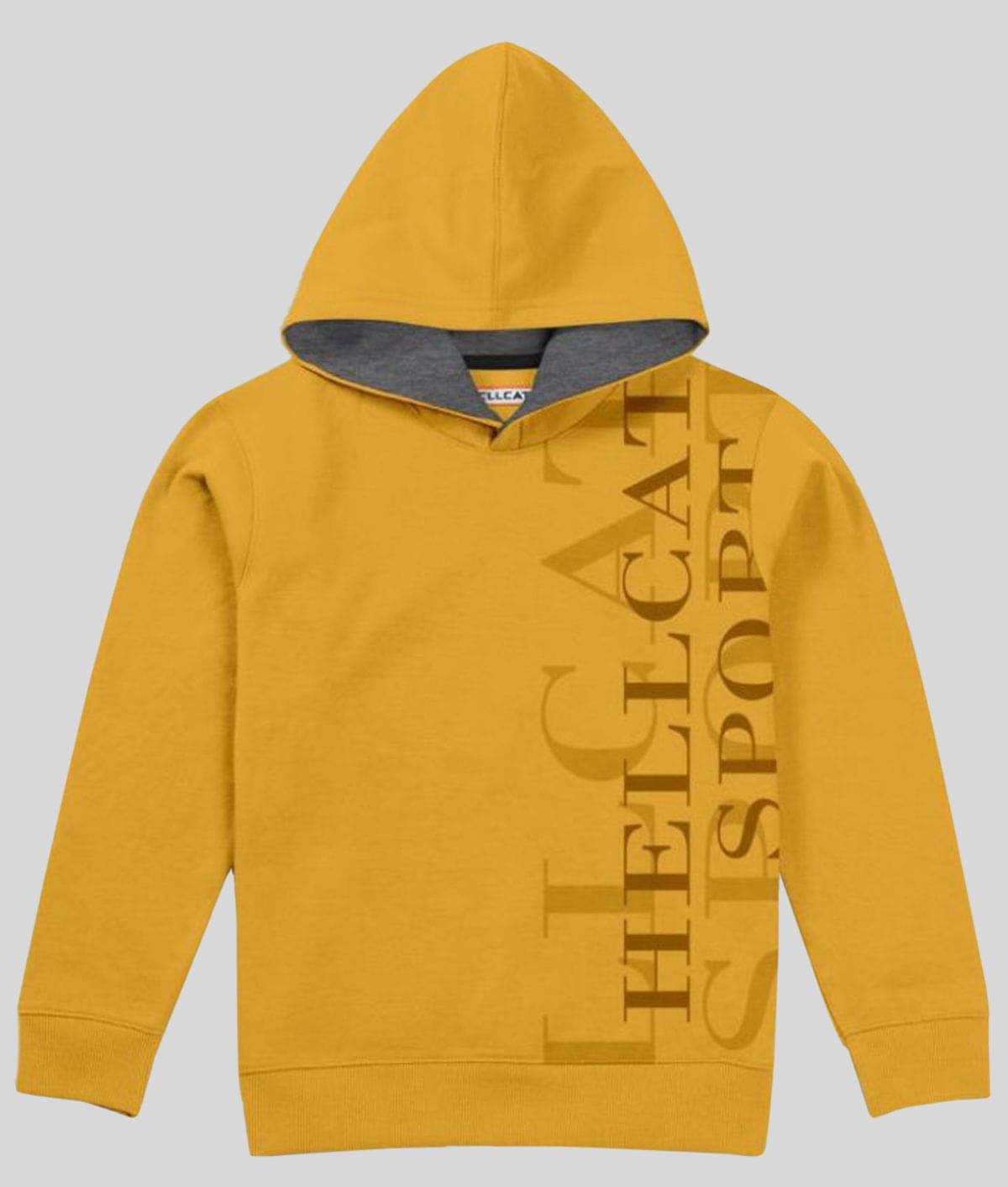     			HELLCAT Pack of 1 Boys Fleece Sweatshirt ( Yellow )
