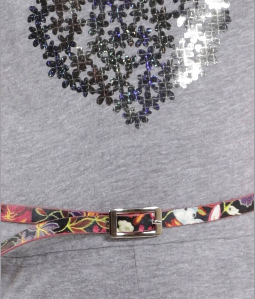 Kids Cave Girls Cotton Blend Jumpsuit ( Pack of 1 , Grey )