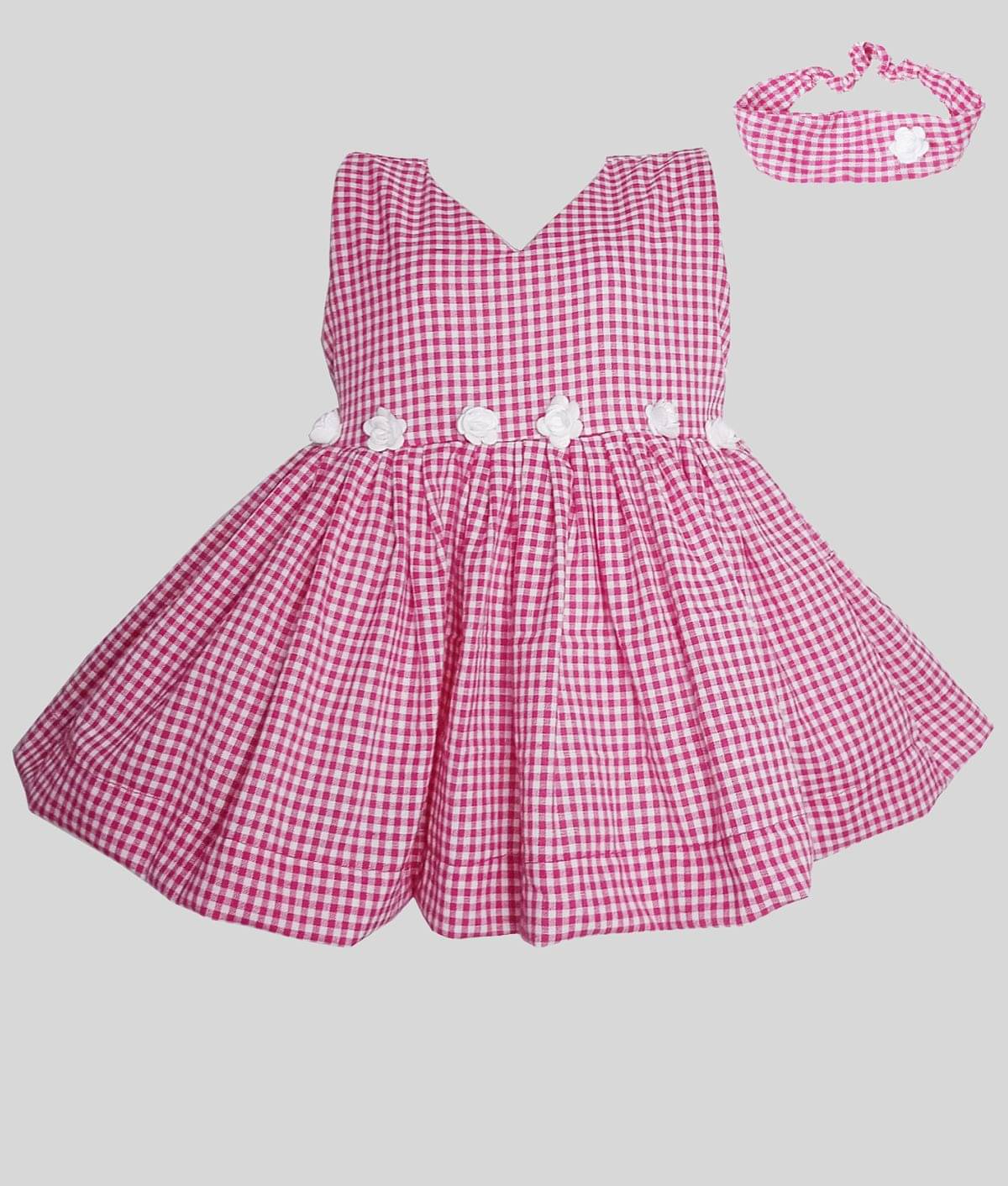     			harshvardhanmart.com Pack of 1 Baby Girls 100% Cotton Frock ( Pink )