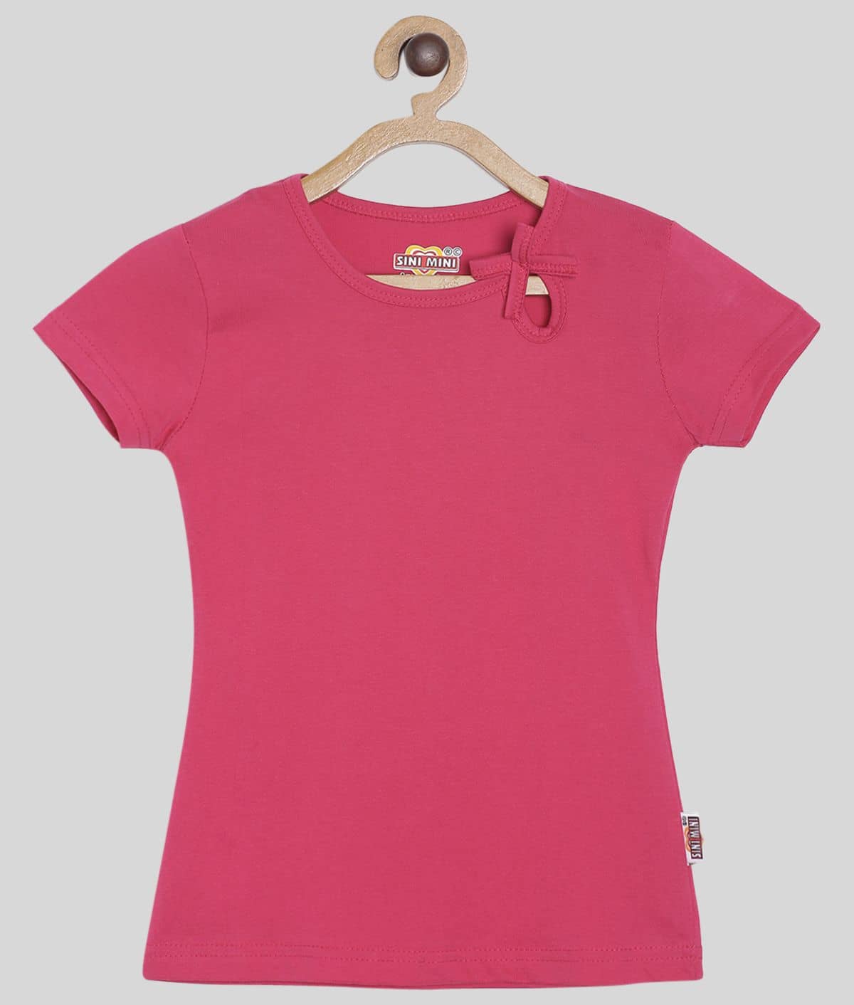 Sinimini Pack of 1 Girls Cotton T-Shirt ( Multi )
