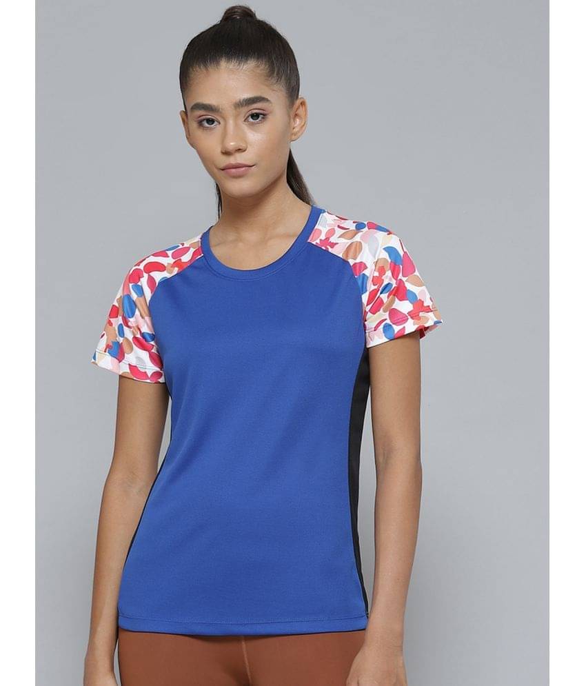     			Alcis Blue Polyester Tees - Single