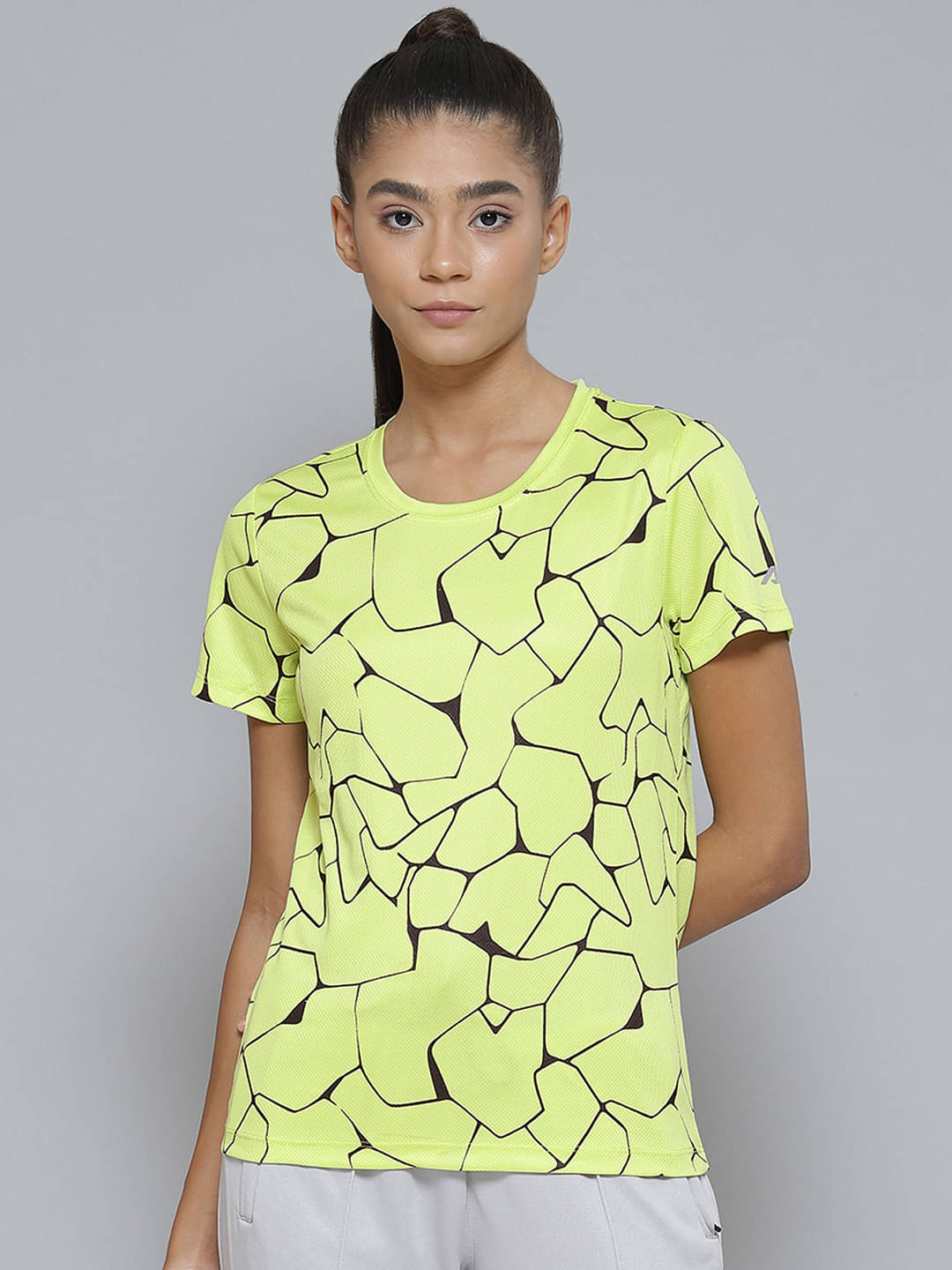     			Alcis Green Polyester Tees - Single