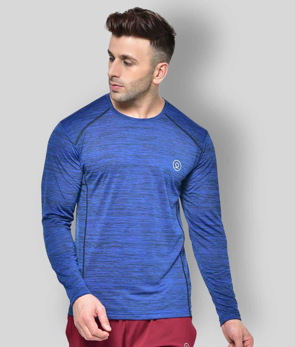 Chkokko - Polyester Regular Fit Sea Green Men's Sports T-Shirt ( Pack of 1 )
