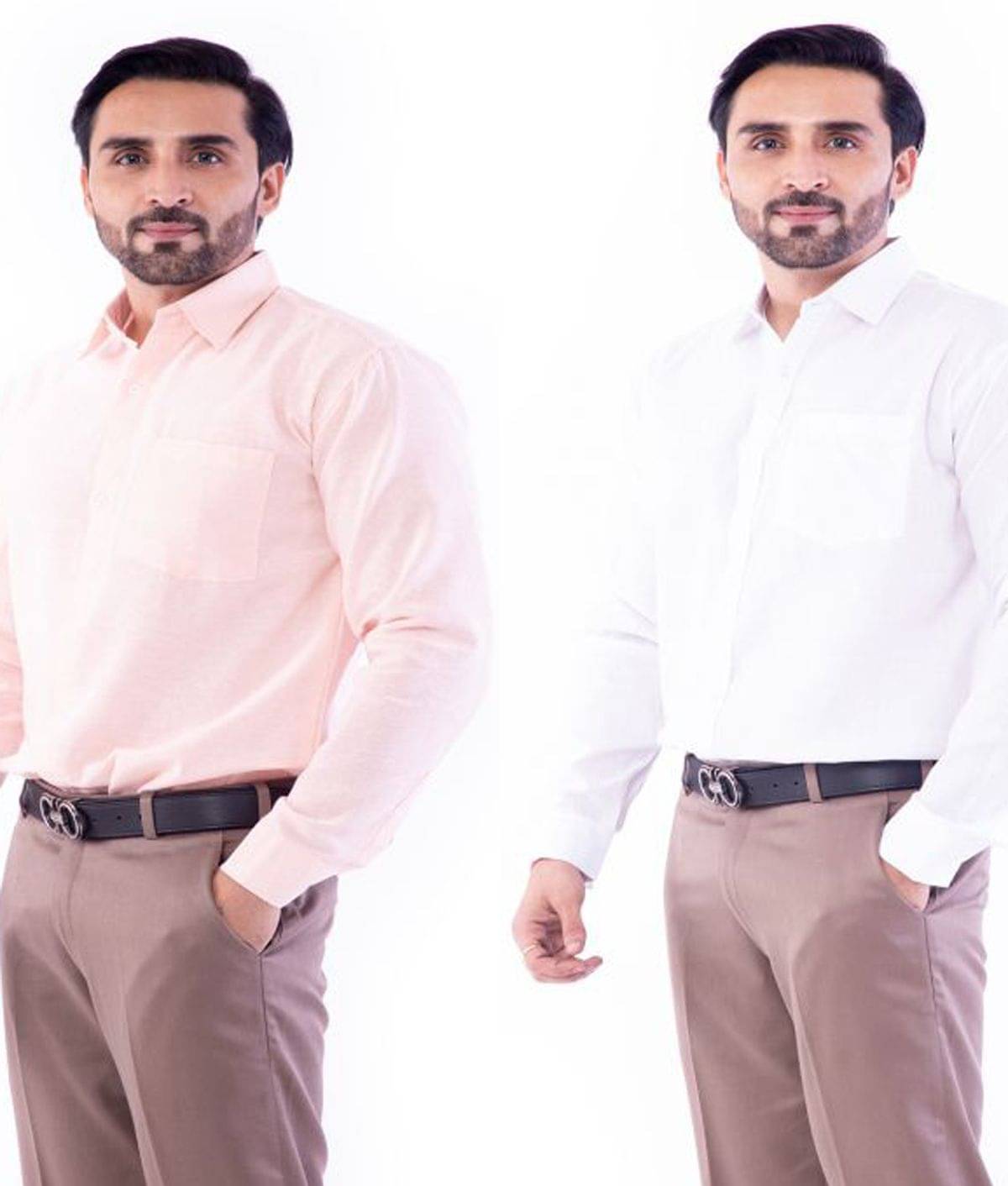 DESHBANDHU DBK - Pink Cotton Regular Fit Men's Casual Shirt (Pack of 2 ) DESHBANDHU DBK - Pink Cotton Regular Fit Men's Casual Shirt (Pack of 2 )