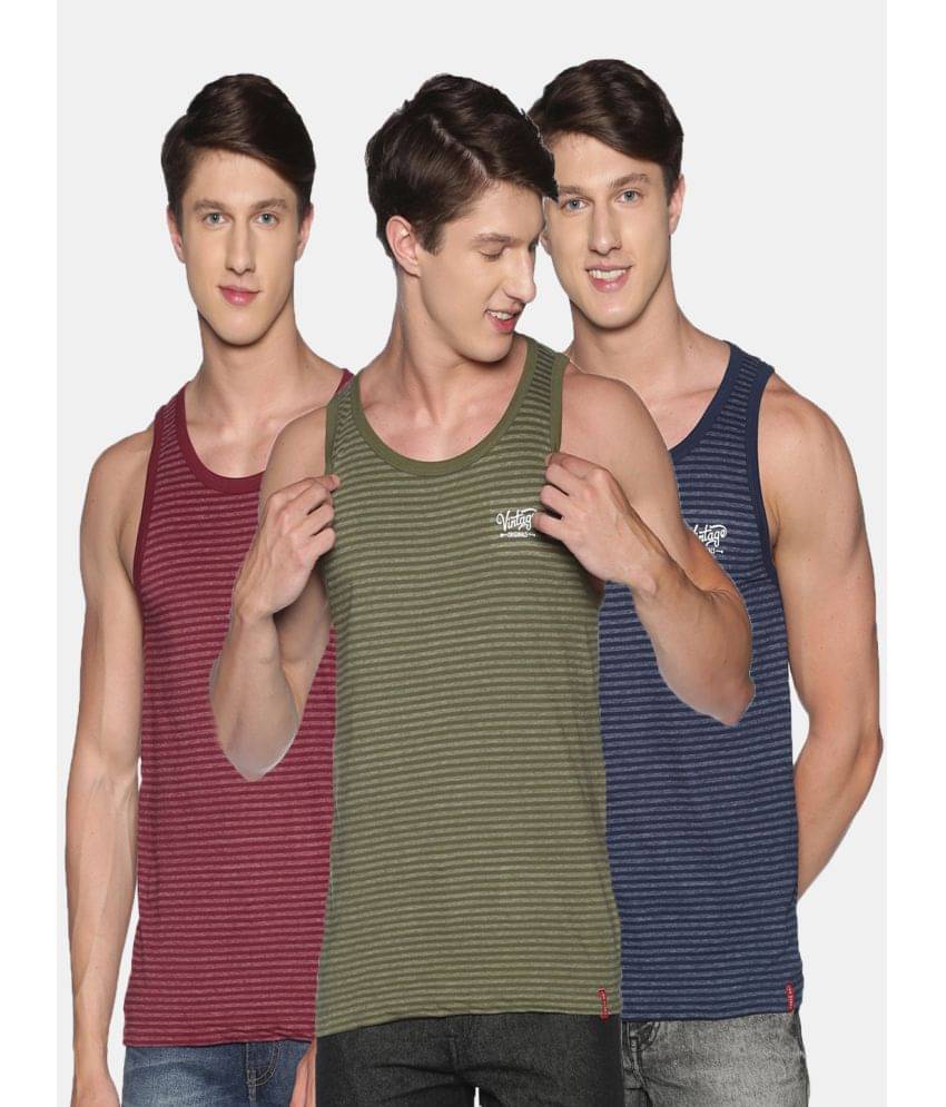 Force NXT Pack of 3 Cotton Regular Fit Men's T-Shirt ( Multicolor ) Force NXT Pack of 3 Cotton Regular Fit Men's T-Shirt ( Multicolor )