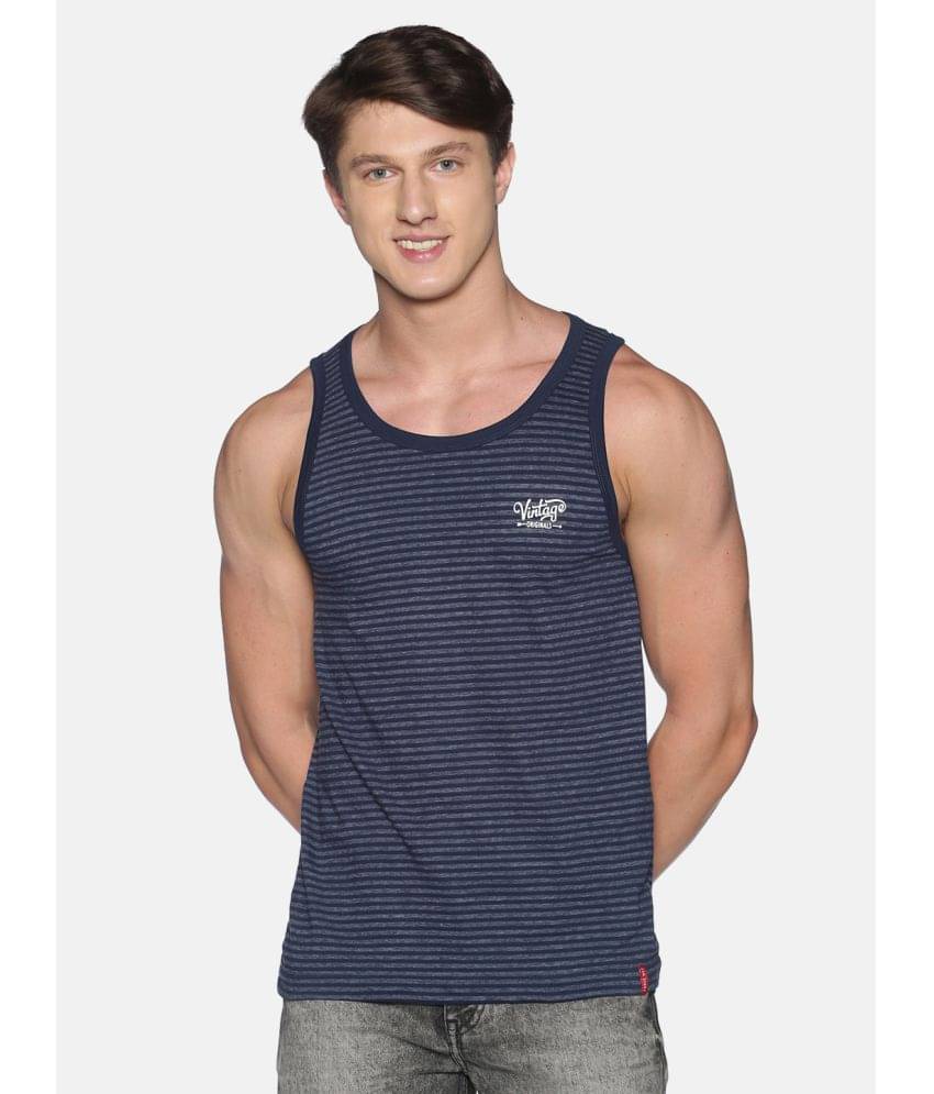     			Force NXT Pack of 1 Cotton Regular Fit Men's T-Shirt ( Navy Blue )