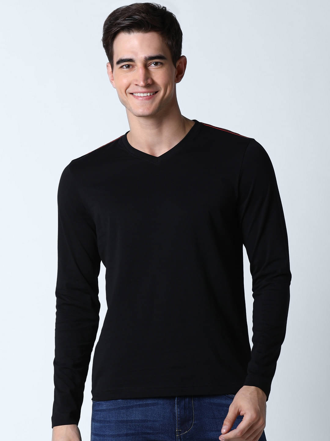 Huetrap Pack of 1 Cotton Regular Fit Men's T-Shirt ( Black ) Huetrap Pack of 1 Cotton Regular Fit Men's T-Shirt ( Black )