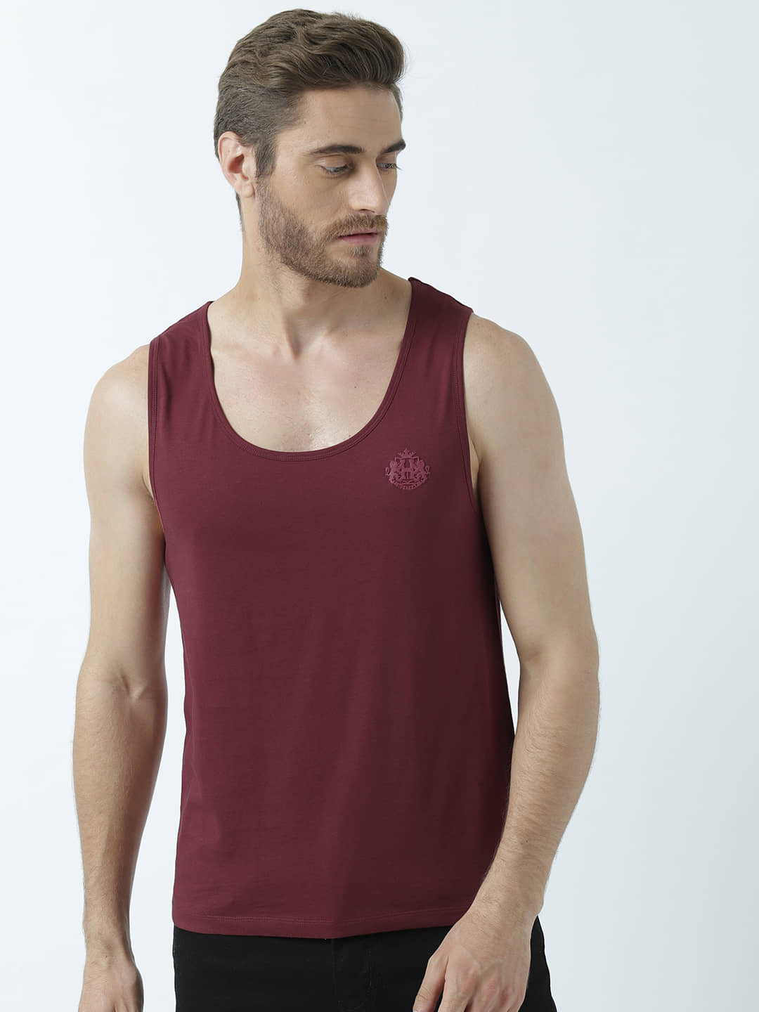 Huetrap Pack of 1 Cotton Regular Fit Men's T-Shirt ( Maroon )