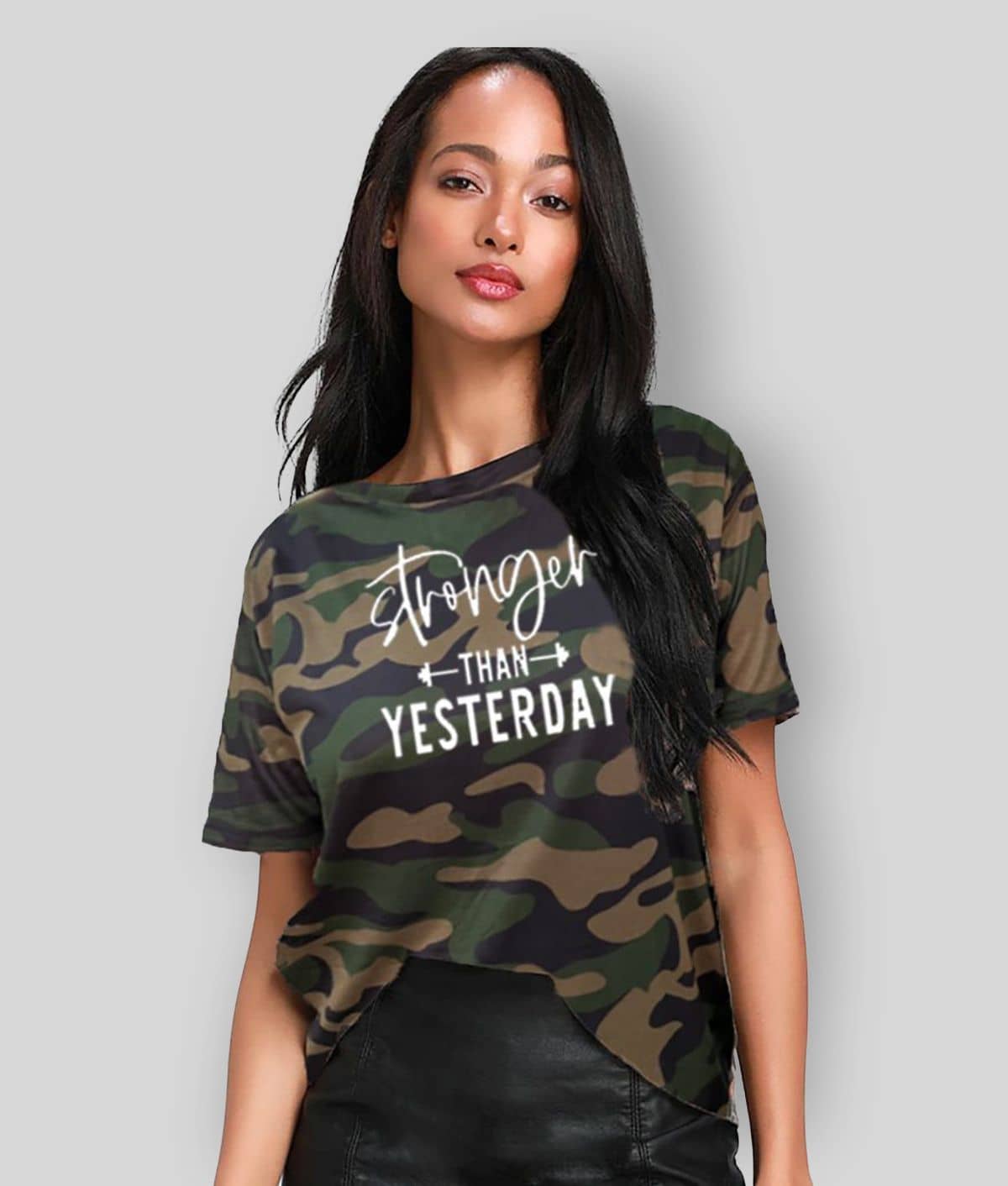Leotude Women Cotton Printed Regular Fit Round Neck T-Shirt ( Multicolor )