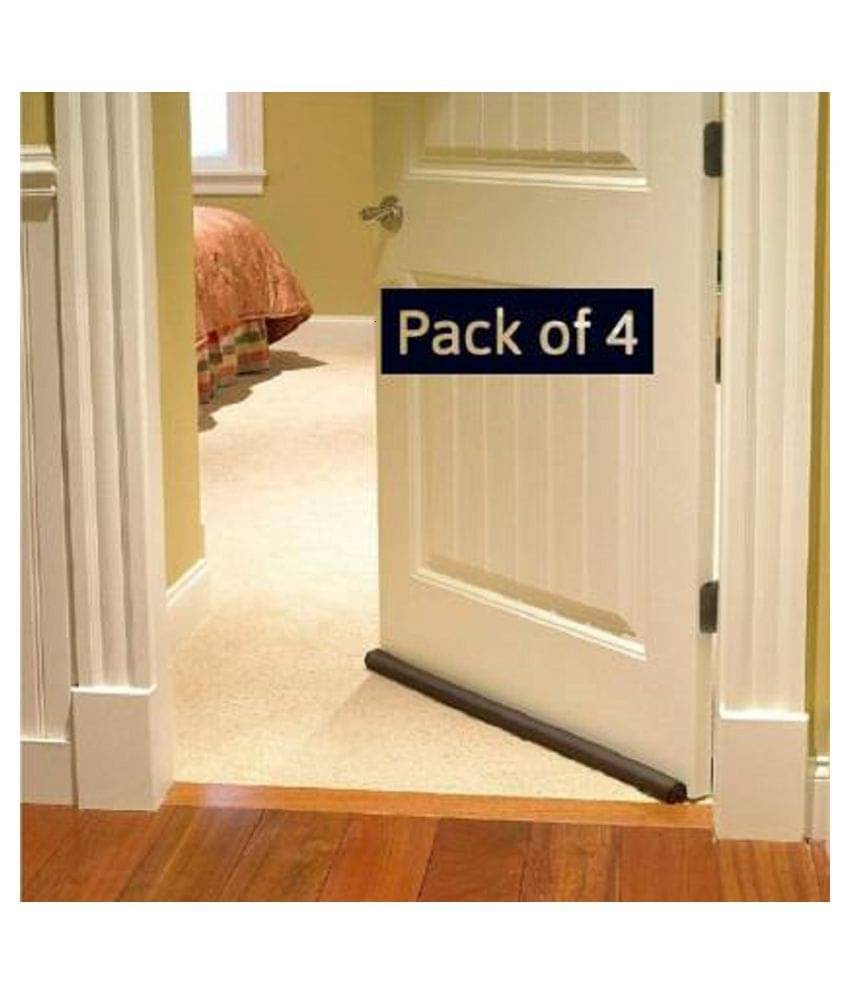 PVC Door Guard(Pack of 4) 36 Inches Long Gap Filler for Door Bottom Seal Strip,Sound-Proof, Reduce Noise, Energy Saving Door Stopper for Reduce Door Dust, Insects Protector     			PVC Door Guard(Pack of 4) 36 Inches Long Gap Filler for Door Bottom Seal Strip,Sound-Proof, Reduce Noise, Energy Saving Door Stopper for Reduce Door Dust, Insects Protector