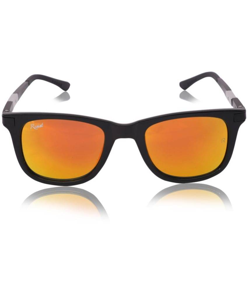     			RESIST EYEWEAR Black Square Sunglasses ( Pack of 1 )