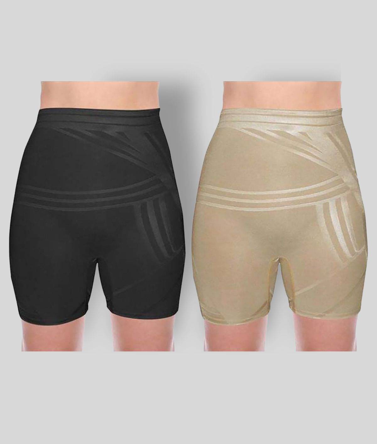     			Selfcare Polyester Trimming Tights Shapewear