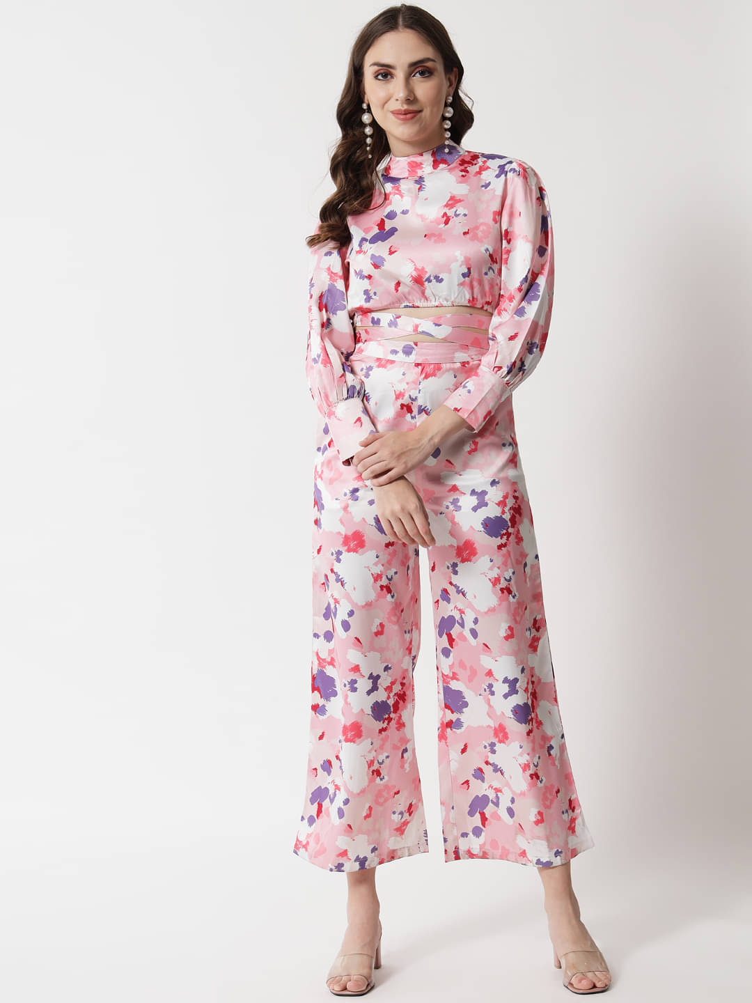     			The Dry State - Multicolor Satin Regular Fit Women's Jumpsuit ( Pack of 1 )