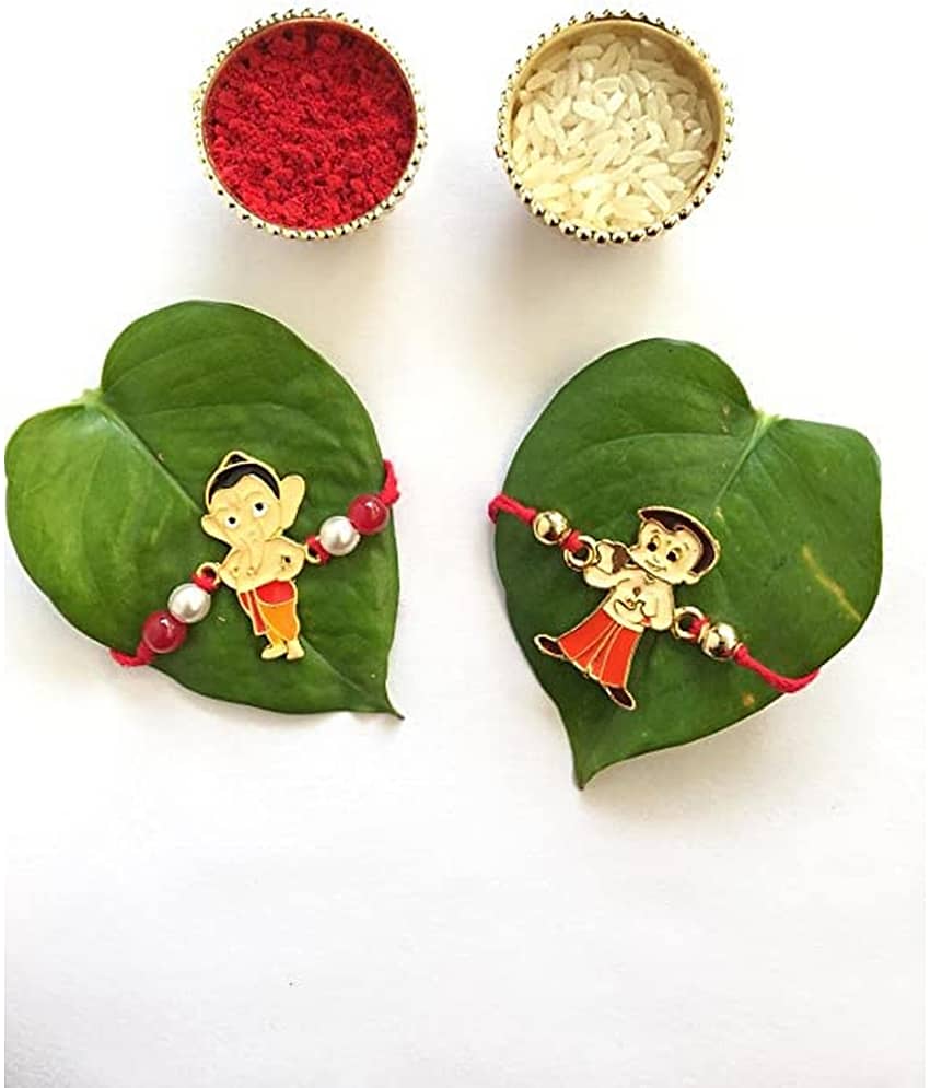 thriftkart Kids Rakhi Multicolour Pack of 2 - Bangles & Bracelets | Buy online on ZillyBuy