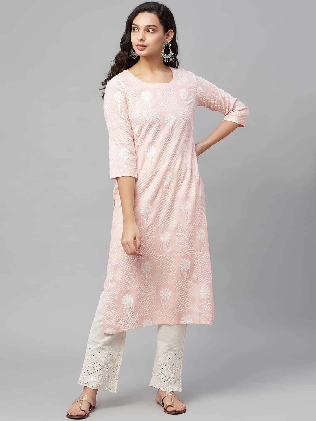 AMIRA'S INDIAN ETHNICWEAR - Pink Straight Rayon Women's Stitched Salwar Suit ( Pack of 1 )