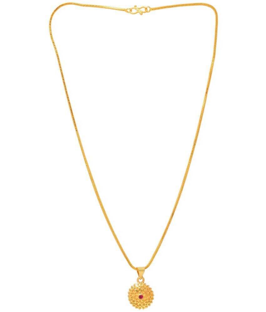 Jewar Mandi - Golden Pendant ( Pack of 1 ) Jewar Mandi - Golden Pendant ( Pack of 1 )