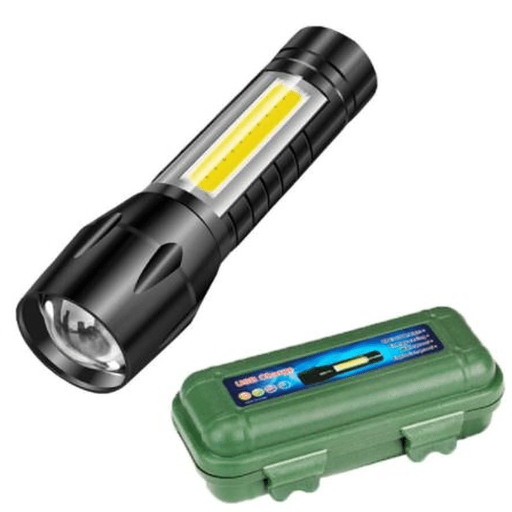     			SHB - 7W Rechargeable Flashlight Torch ( Pack of 1 )