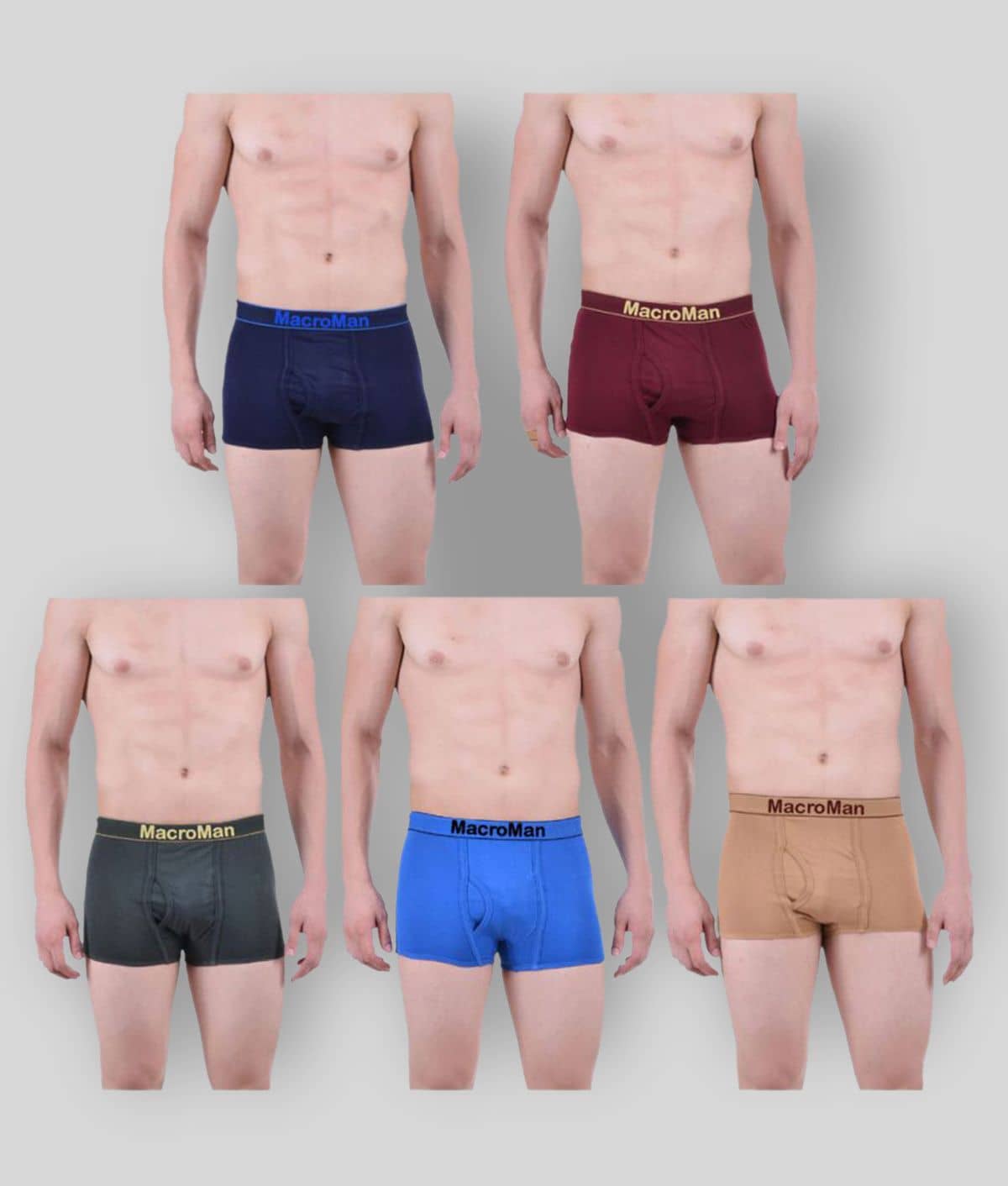 Macroman Multi Trunk Pack of 5